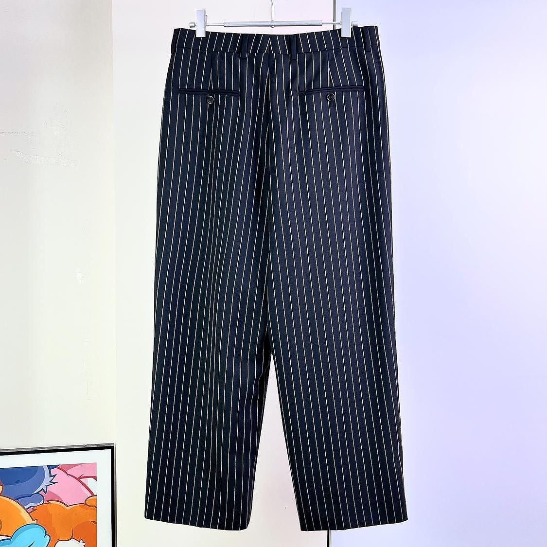 Celine Celine Pinstripe Trousers Size 40 Size 27" / US 4 / IT 40 - 2 Thumbnail