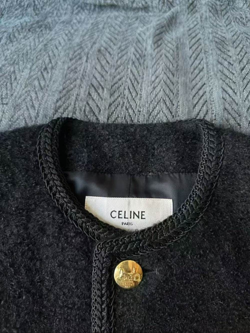 Celine CELINE Boucle Tweed Jacket Size FR 34 Size XS / US 0-2 / IT 36-38 - 3 Thumbnail