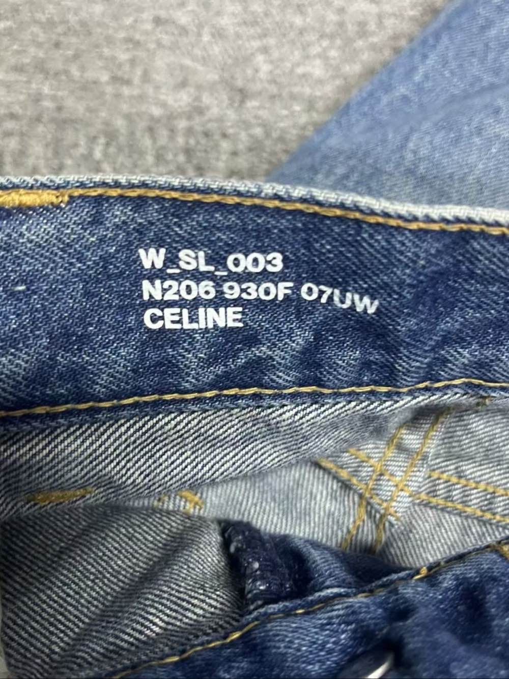 Celine CELINE Lou Washed Indigo Jeans Size 28 Size 28" / US 6 / IT 42 - 3 Thumbnail