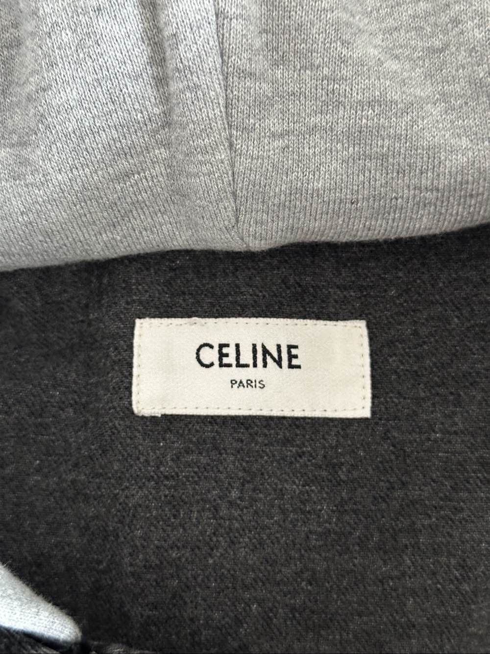 Celine Celine Logo Hooded Denim Jacket Size S Size US S / EU 44-46 / 1 - 3 Thumbnail