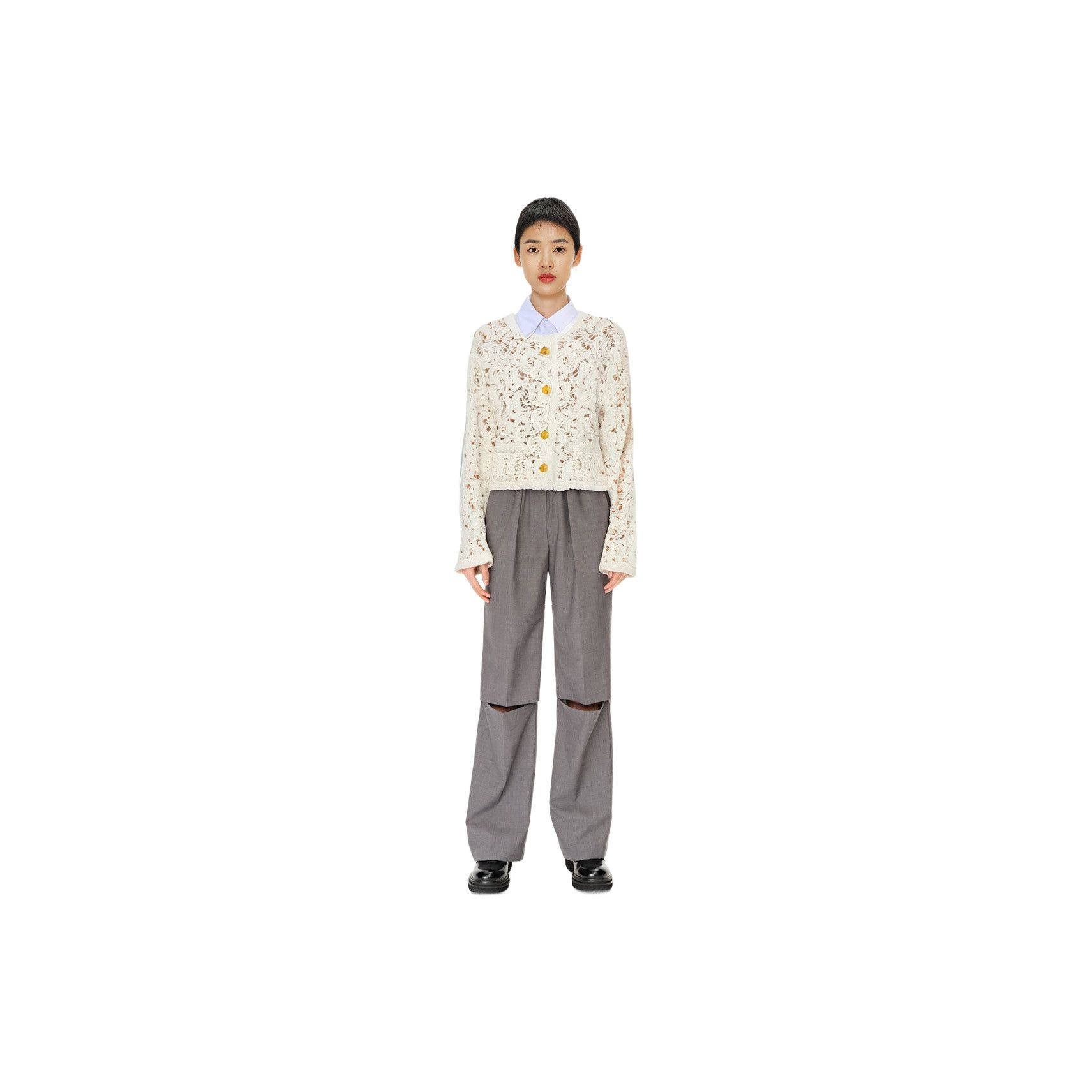 Celine Celine Crochet Cardigan Size XS Size XS / US 0-2 / IT 36-38 - 7 Thumbnail