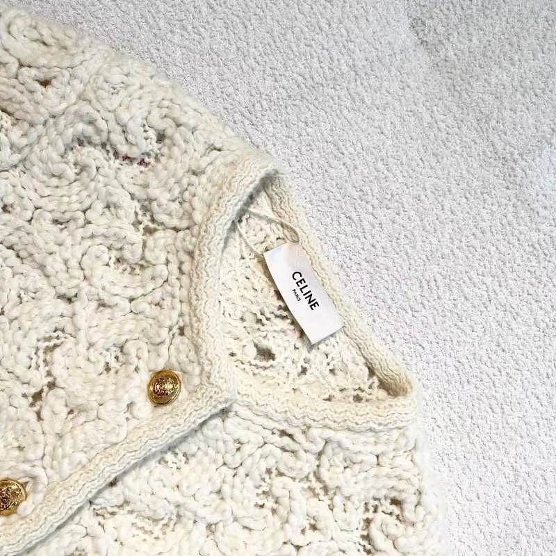 Celine Celine Crochet Cardigan Size XS Size XS / US 0-2 / IT 36-38 - 3 Thumbnail