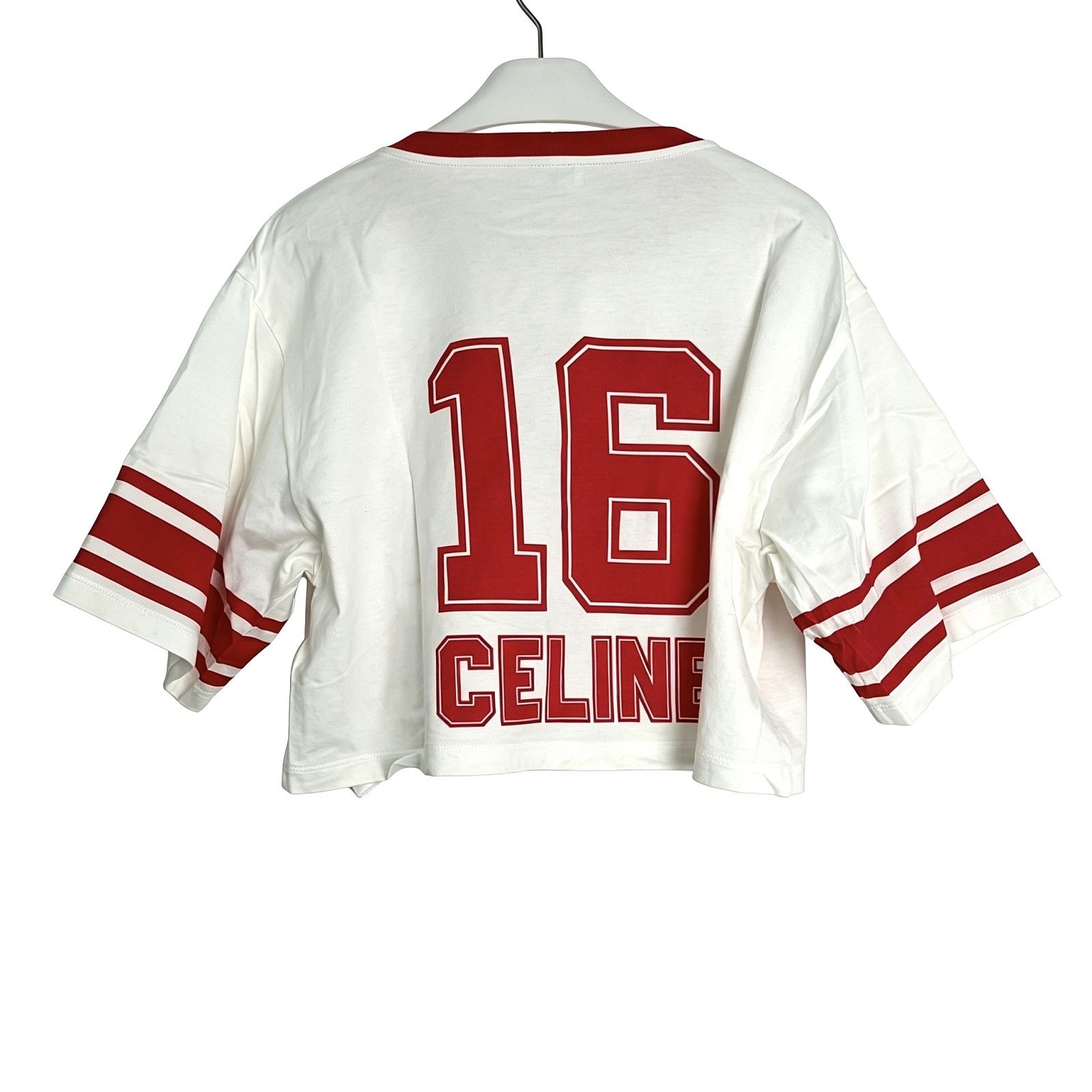 Celine Celine 16 Logo Crop Top Size M Size M / US 6-8 / IT 42-44 - 2 Thumbnail