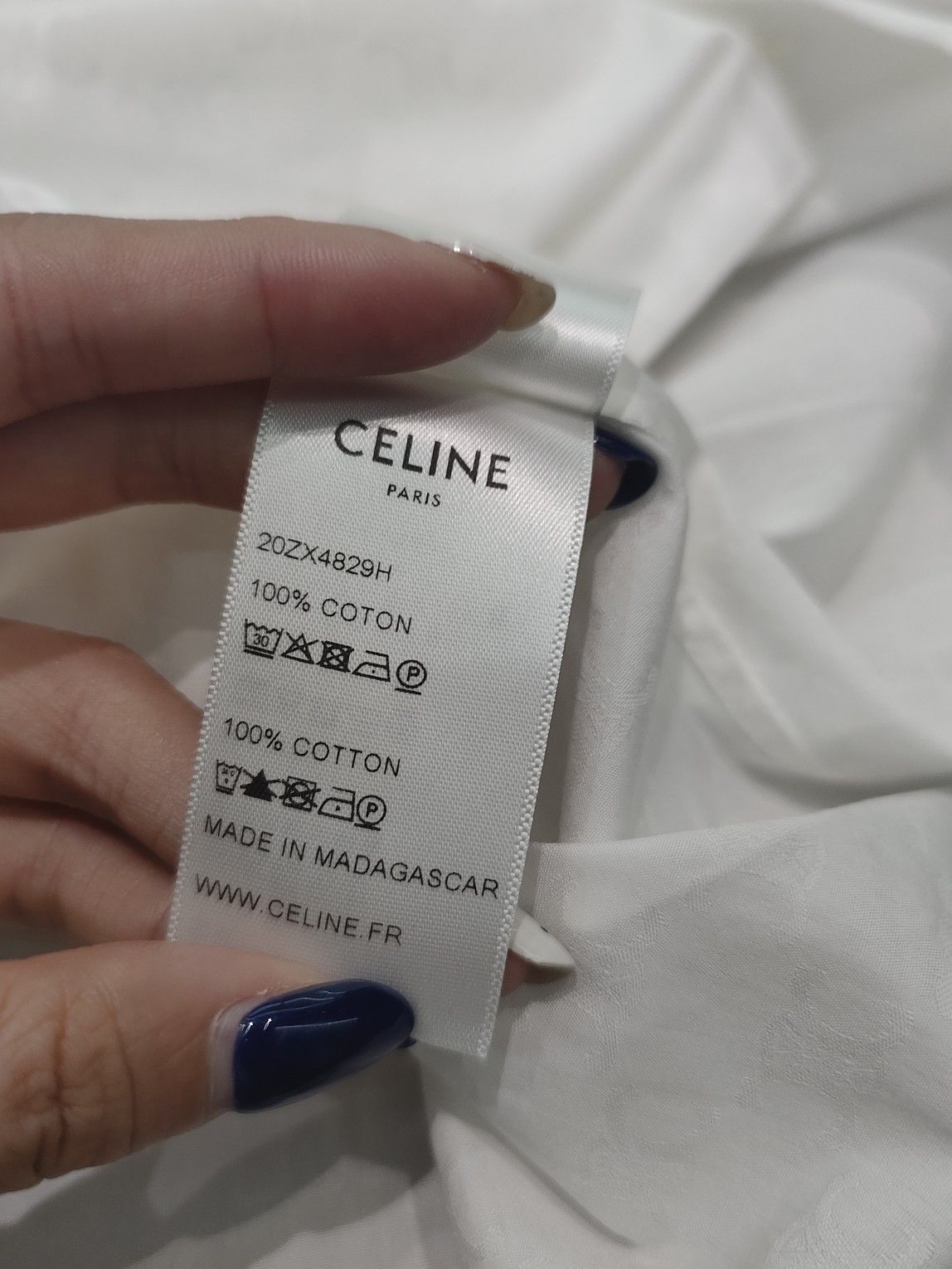 Celine Celine Monogram Button Up Shirt Size 34 Size XS / US 0-2 / IT 36-38 - 6 Thumbnail
