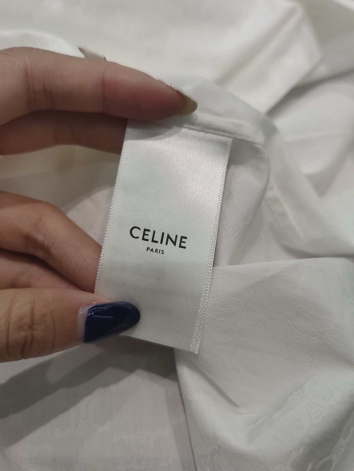 Celine Celine Monogram Button Up Shirt Size 34 Size XS / US 0-2 / IT 36-38 - 4 Thumbnail