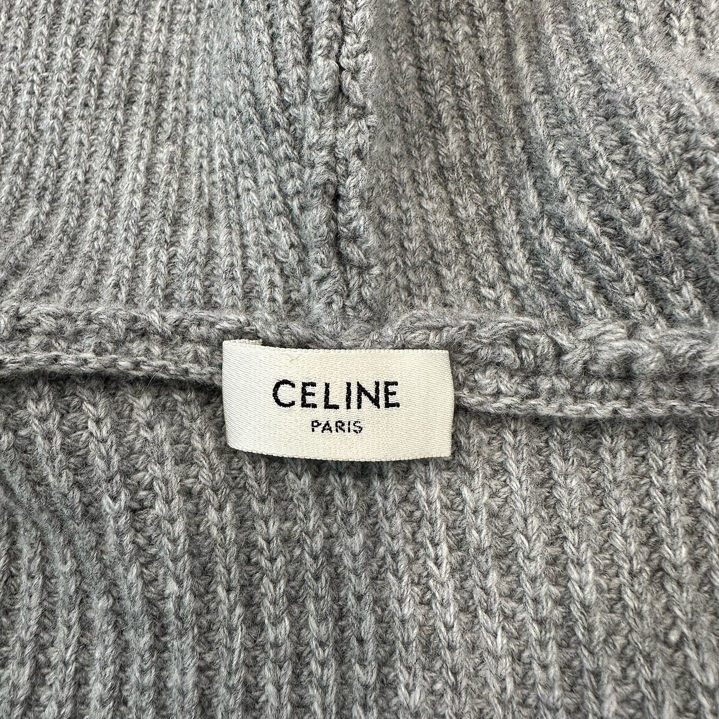 Celine CELINE Logo Patch Knit Hoodie Size S Size US S / EU 44-46 / 1 - 3 Thumbnail
