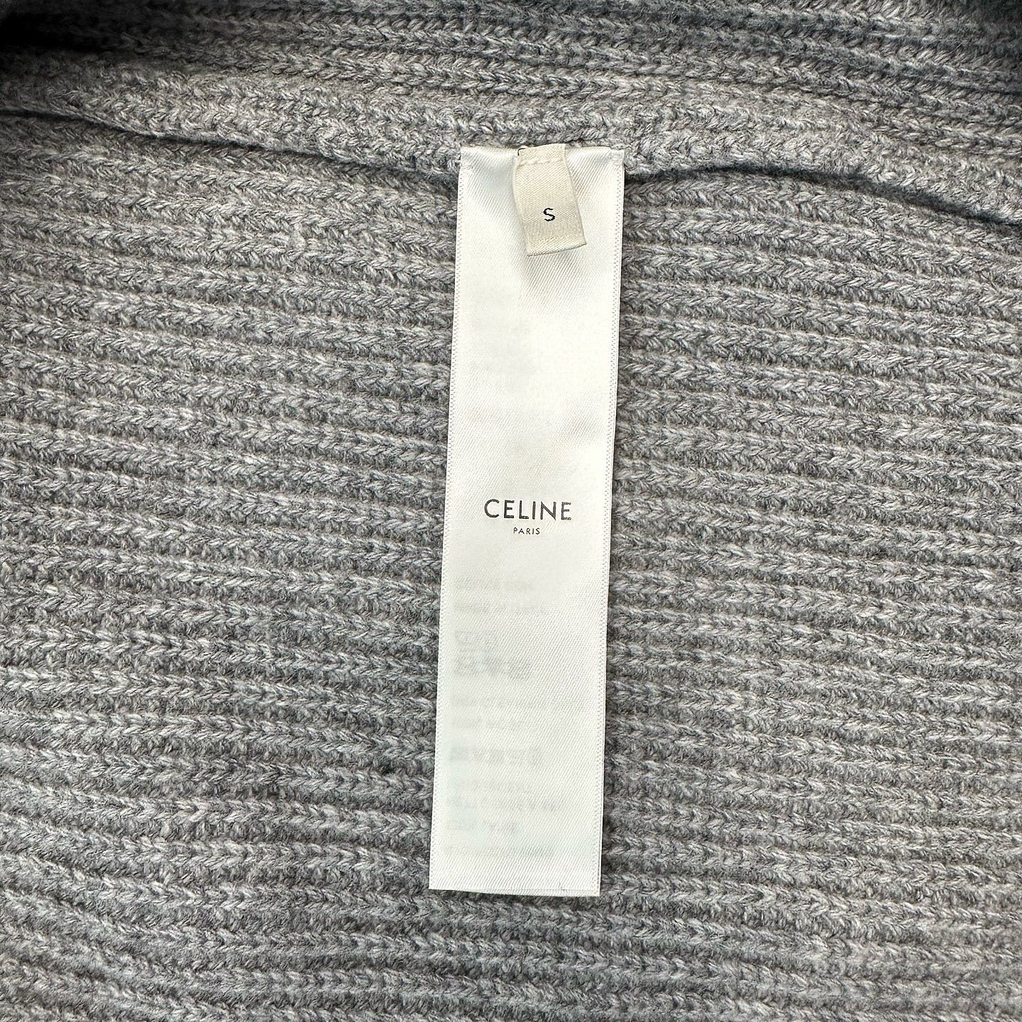 Celine CELINE Logo Patch Knit Hoodie Size S Size US S / EU 44-46 / 1 - 4 Thumbnail