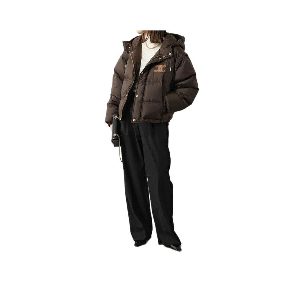 Celine Celine Triomphe Logo Down Jacket Size 34 Size XS / US 0-2 / IT 36-38 - 7 Thumbnail
