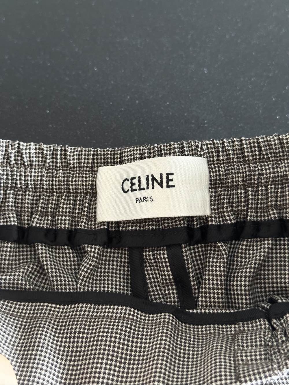 Celine Celine Wool Blend Patterned Pants Size 34 Size 25" / US 0 / IT 36 - 3 Thumbnail