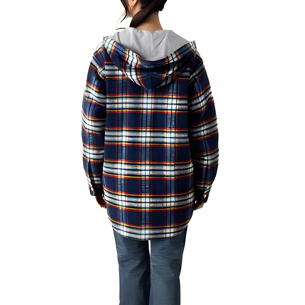 Celine CELINE Plaid Hooded Button Up Size 34 Size XS / US 0-2 / IT 36-38 - 8 Thumbnail