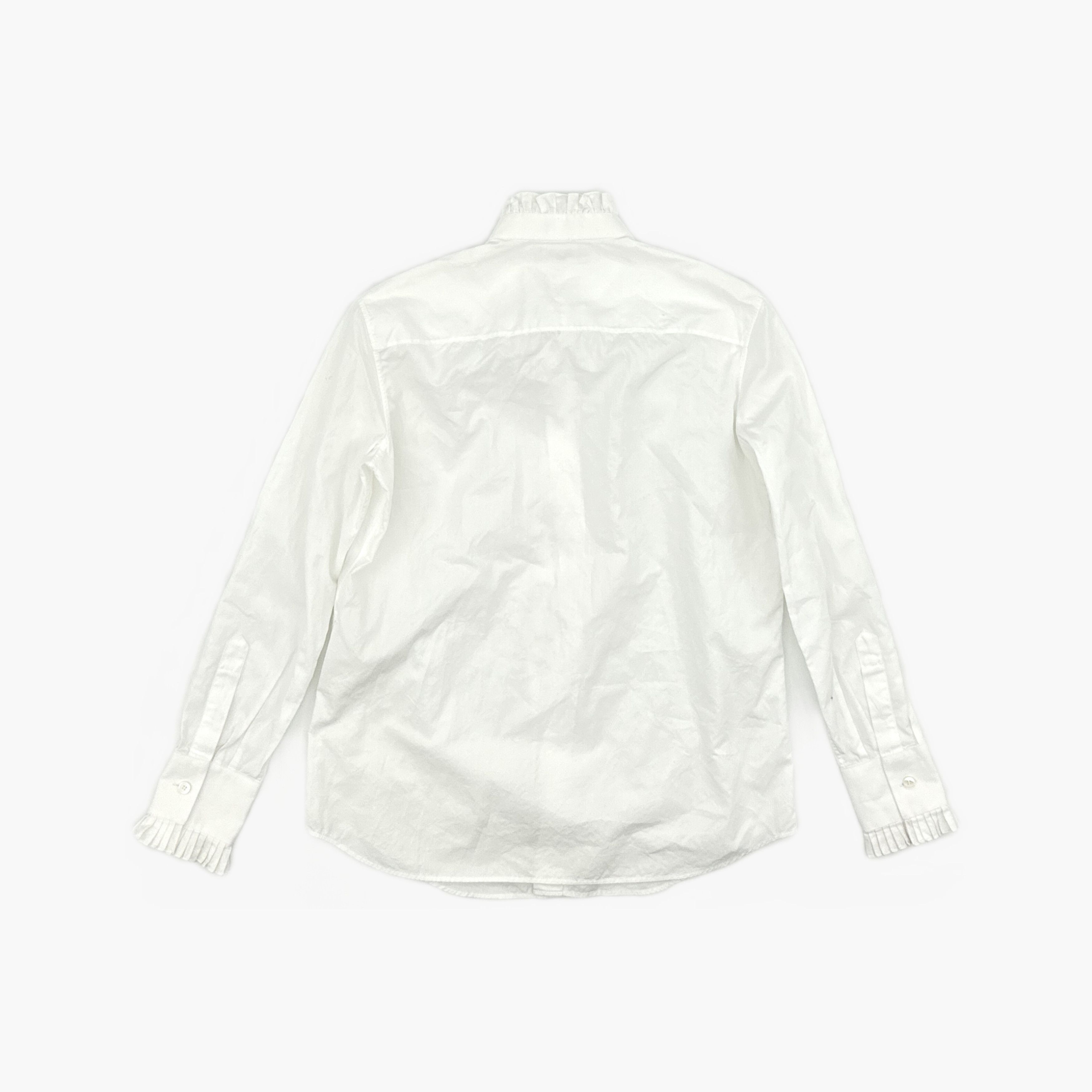 Celine Celine Ruffled Collar Button Up Shirt Size 36 Size XS / US 0-2 / IT 36-38 - 2 Thumbnail