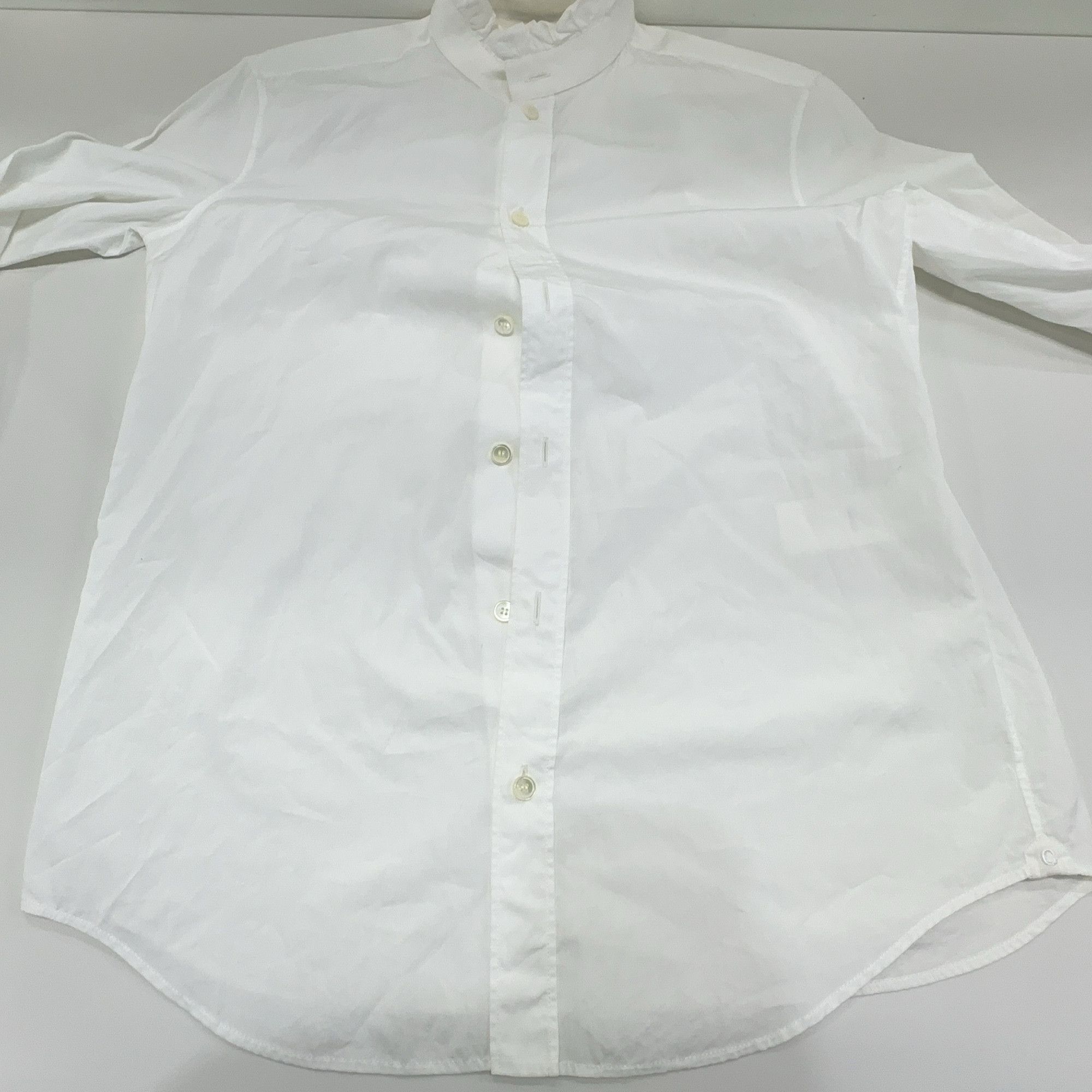 Celine Celine Ruffled Collar Button Up Shirt Size 36 Size XS / US 0-2 / IT 36-38 - 8 Thumbnail