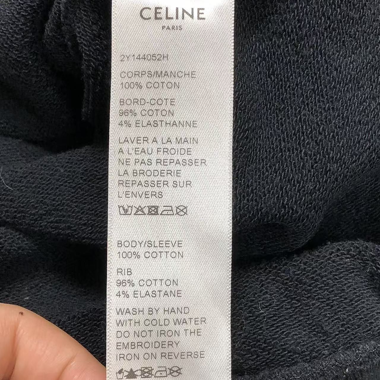Celine Celine Embroidered Logo Sweatshirt Size XS Size XS / US 0-2 / IT 36-38 - 4 Thumbnail