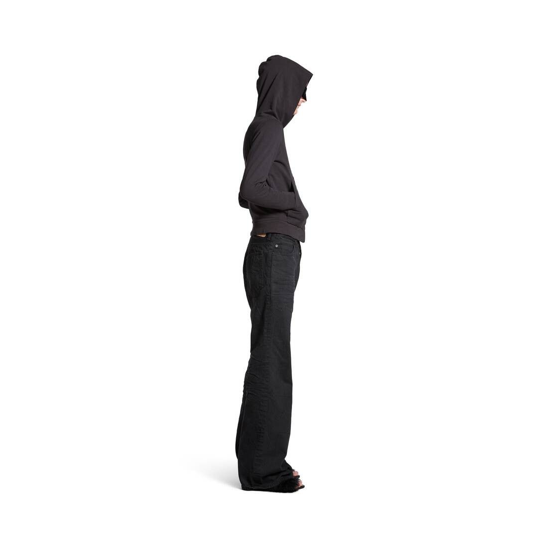 Balenciaga flared pants in black light japanese denim Size US 31 - 4 Thumbnail