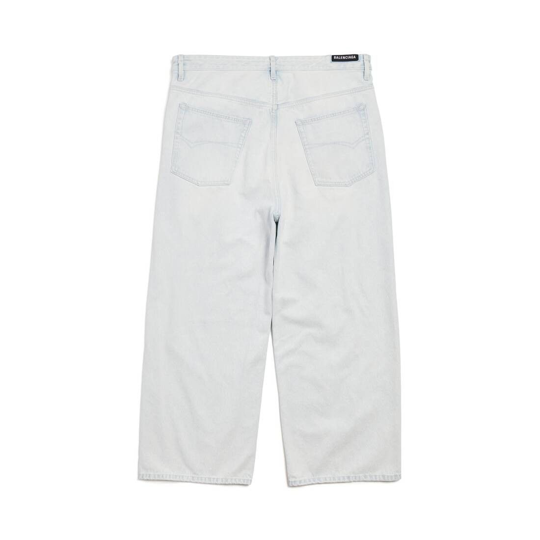 Balenciaga oversized baggy pants in blue denim Size US 33 - 2 Thumbnail