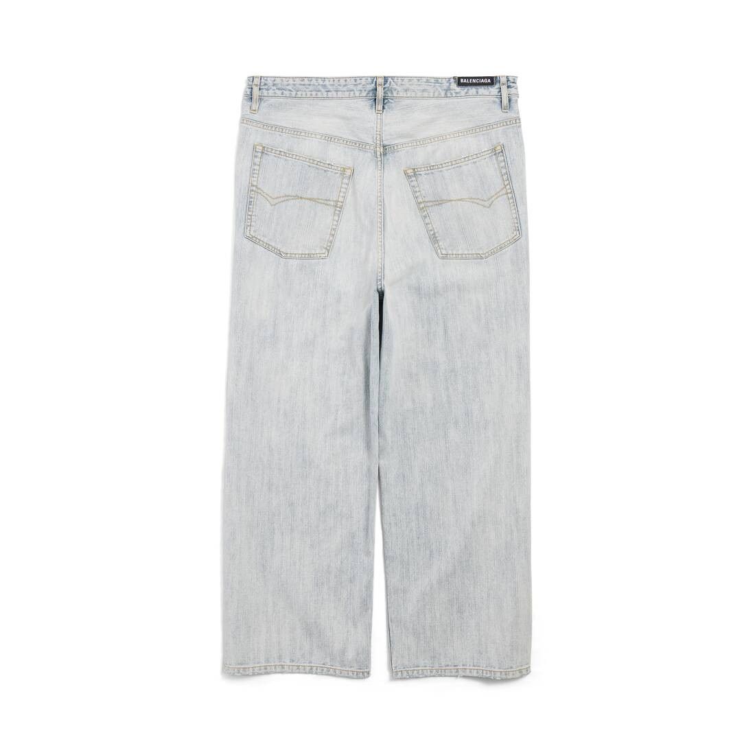 Balenciaga oversized baggy pants in blue italian denim Size US 31 - 2 Thumbnail