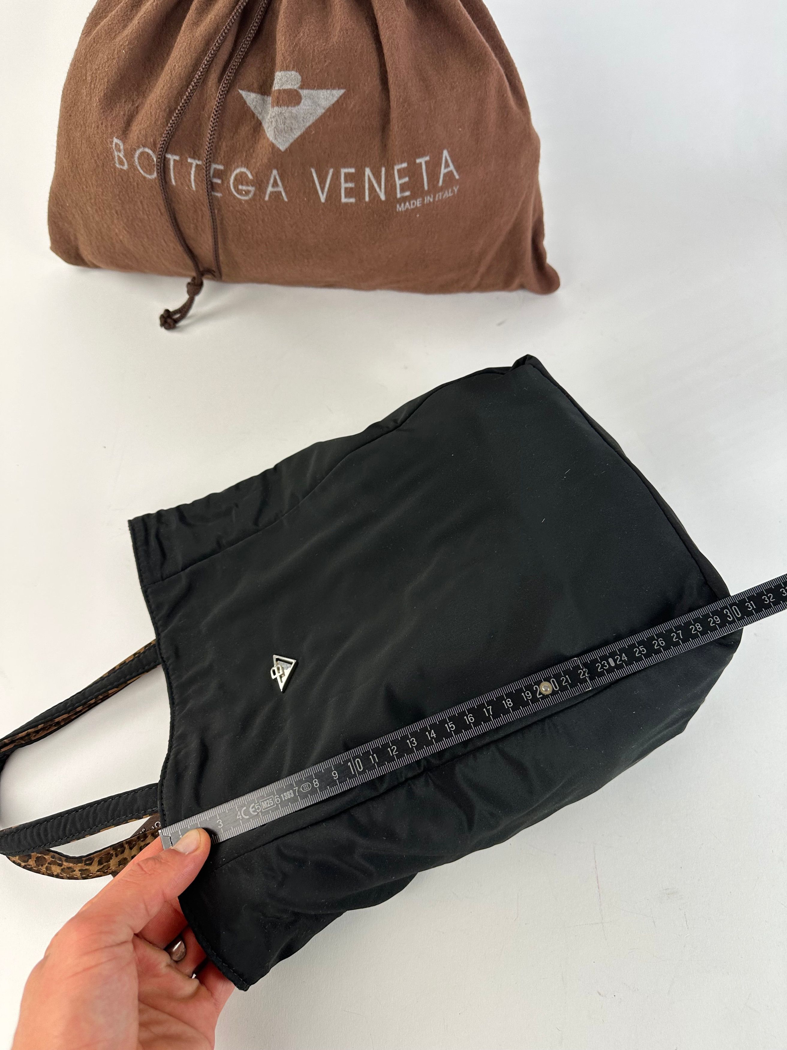 Bottega Veneta Vintage Reversible Nylon Tote Bag Leopard Size ONE SIZE - 11 Thumbnail
