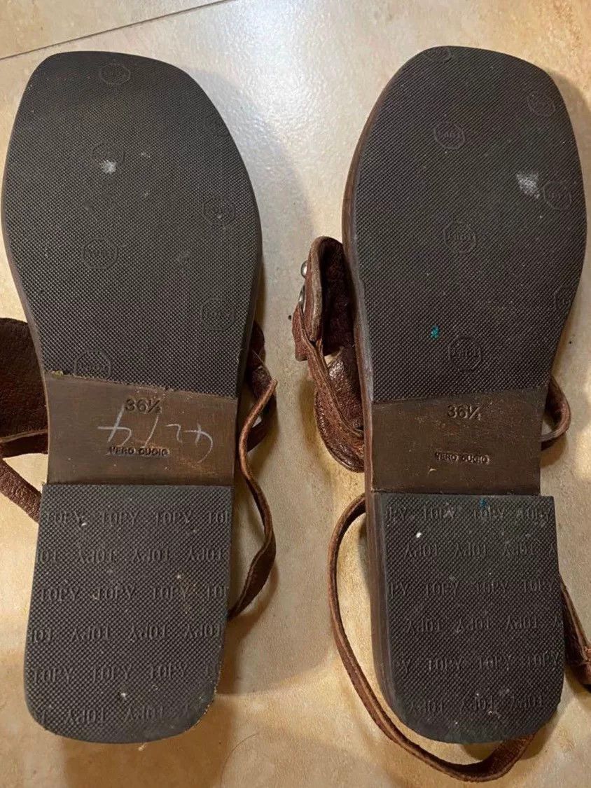 Miu Miu Miu Miu Vintage Flat Sandals Size US 5.5 / IT 35.5 - 2 Thumbnail