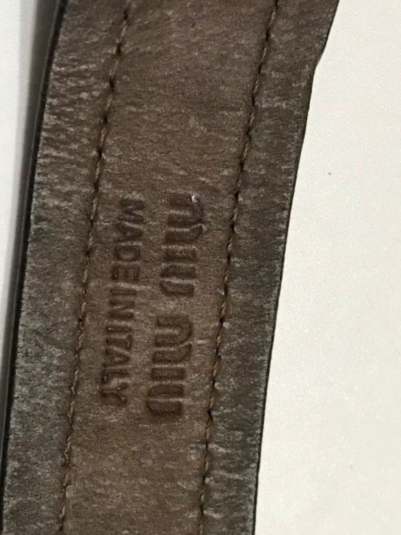 Miu Miu Miu Miu Vintage Leather Bracelet Size ONE SIZE - 5 Thumbnail