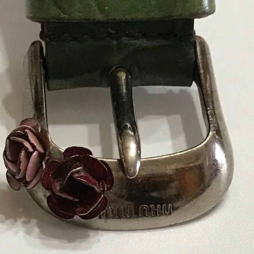 Miu Miu Miu Miu Vintage Leather Bracelet Size ONE SIZE - 4 Thumbnail