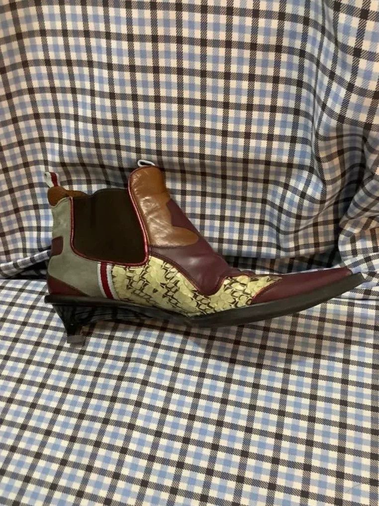 Miu Miu Miu Miu Vintage Western Low Heel Boots Size US 4 / IT 34 - 4 Thumbnail