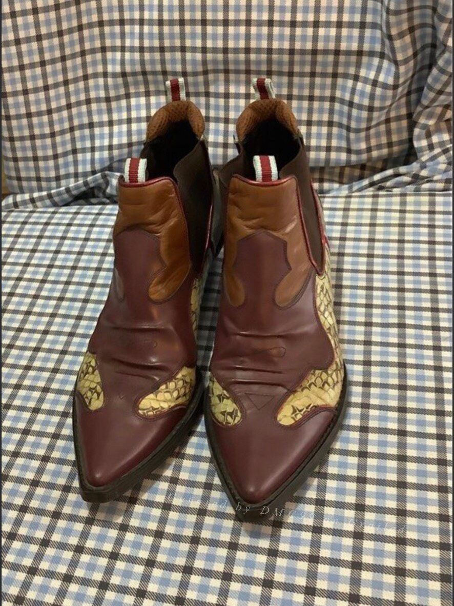 Miu Miu Miu Miu Vintage Western Low Heel Boots Size US 4 / IT 34 - 2 Thumbnail