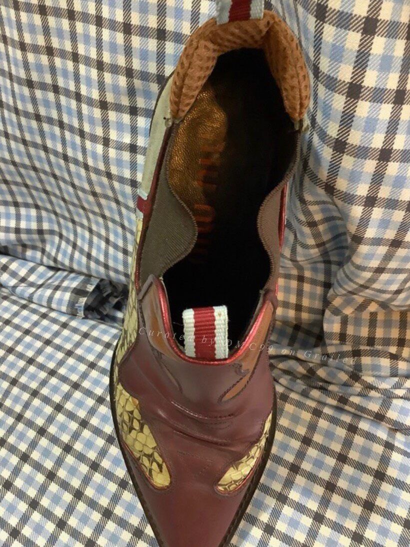 Miu Miu Miu Miu Vintage Western Low Heel Boots Size US 4 / IT 34 - 3 Thumbnail