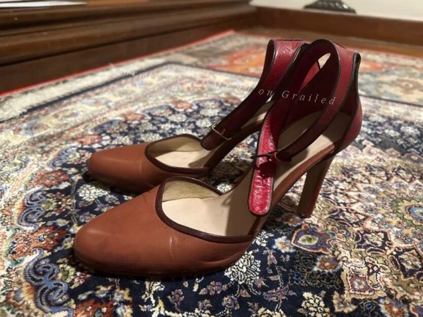 Miu Miu Miu Miu Vintage Red High Heel Sandals Size US 7 / IT 37 - 2 Thumbnail