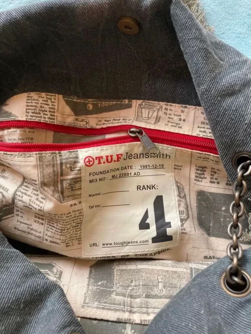 Vintage TOUGH Jeansmith Vintage Motorcycle Crossbody Bag Size ONE SIZE - 4 Thumbnail
