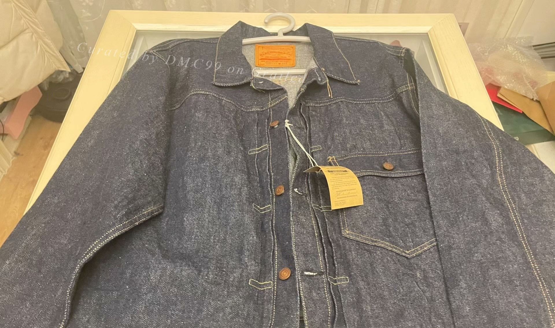 Vintage WAREHOUSE 1947 MODEL Denim Jacket Size US S / EU 44-46 / 1 - 2 Thumbnail