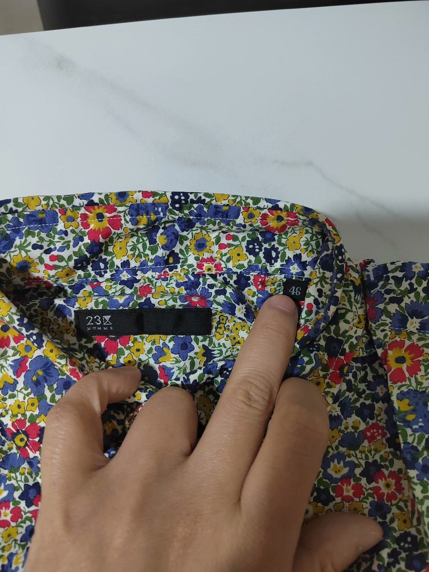 Vintage 23 Floral Print Shirt Size US S / EU 44-46 / 1 - 3 Thumbnail