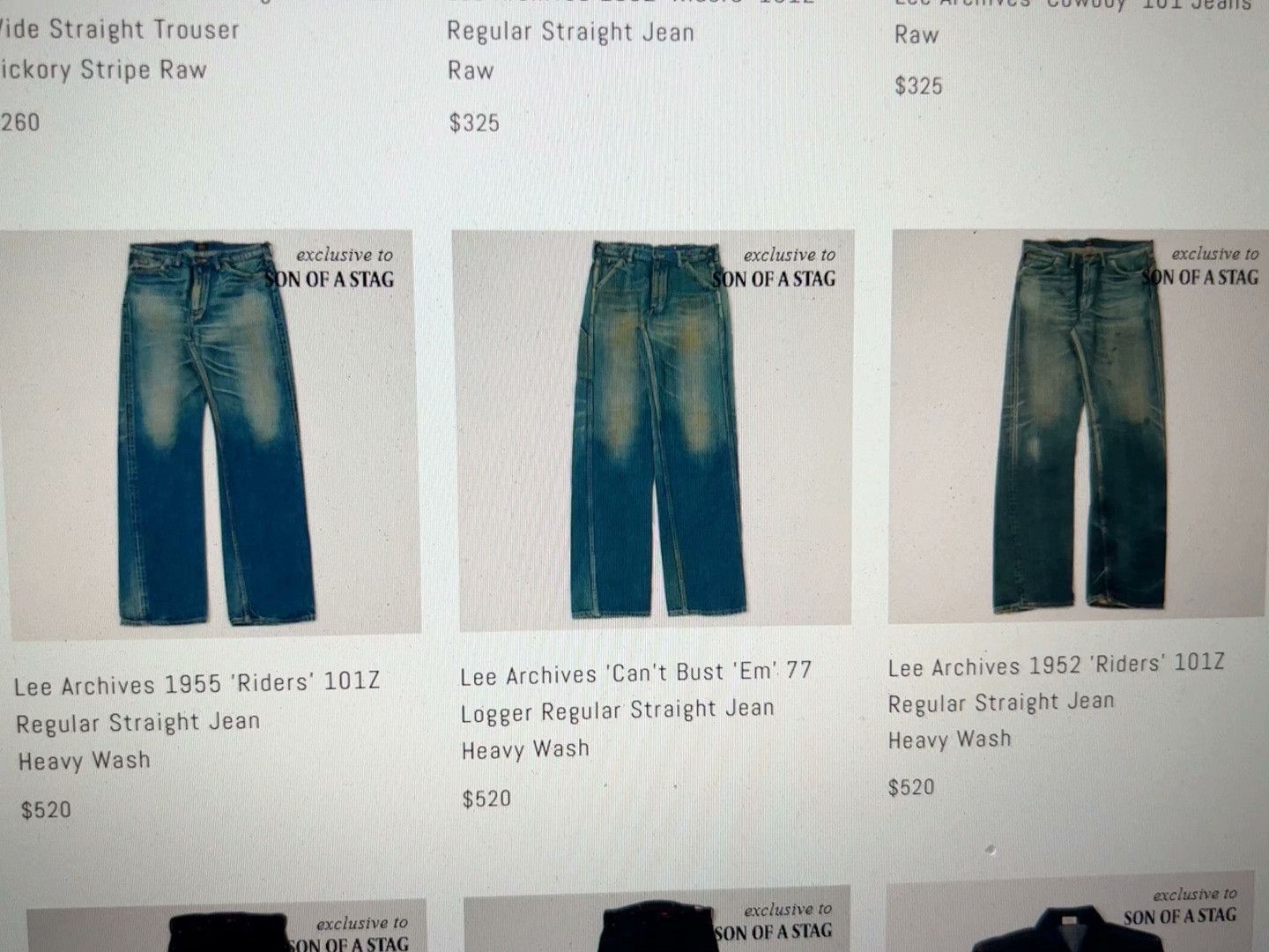 Lee Lee Real Vintage Riders 101Z Jeans Size US 30 / EU 46 - 7 Thumbnail