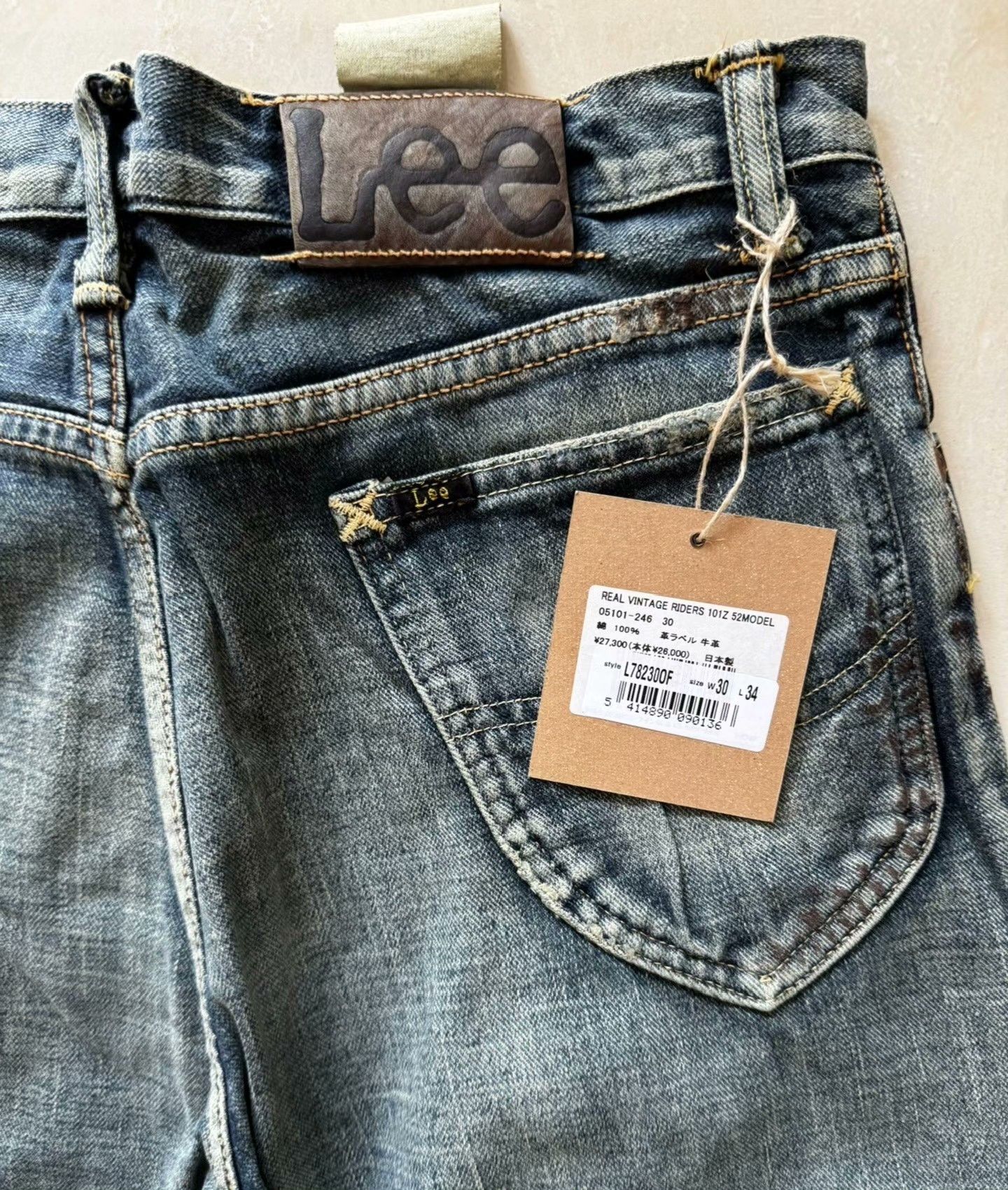 Lee Lee Real Vintage Riders 101Z Jeans Size US 30 / EU 46 - 3 Thumbnail