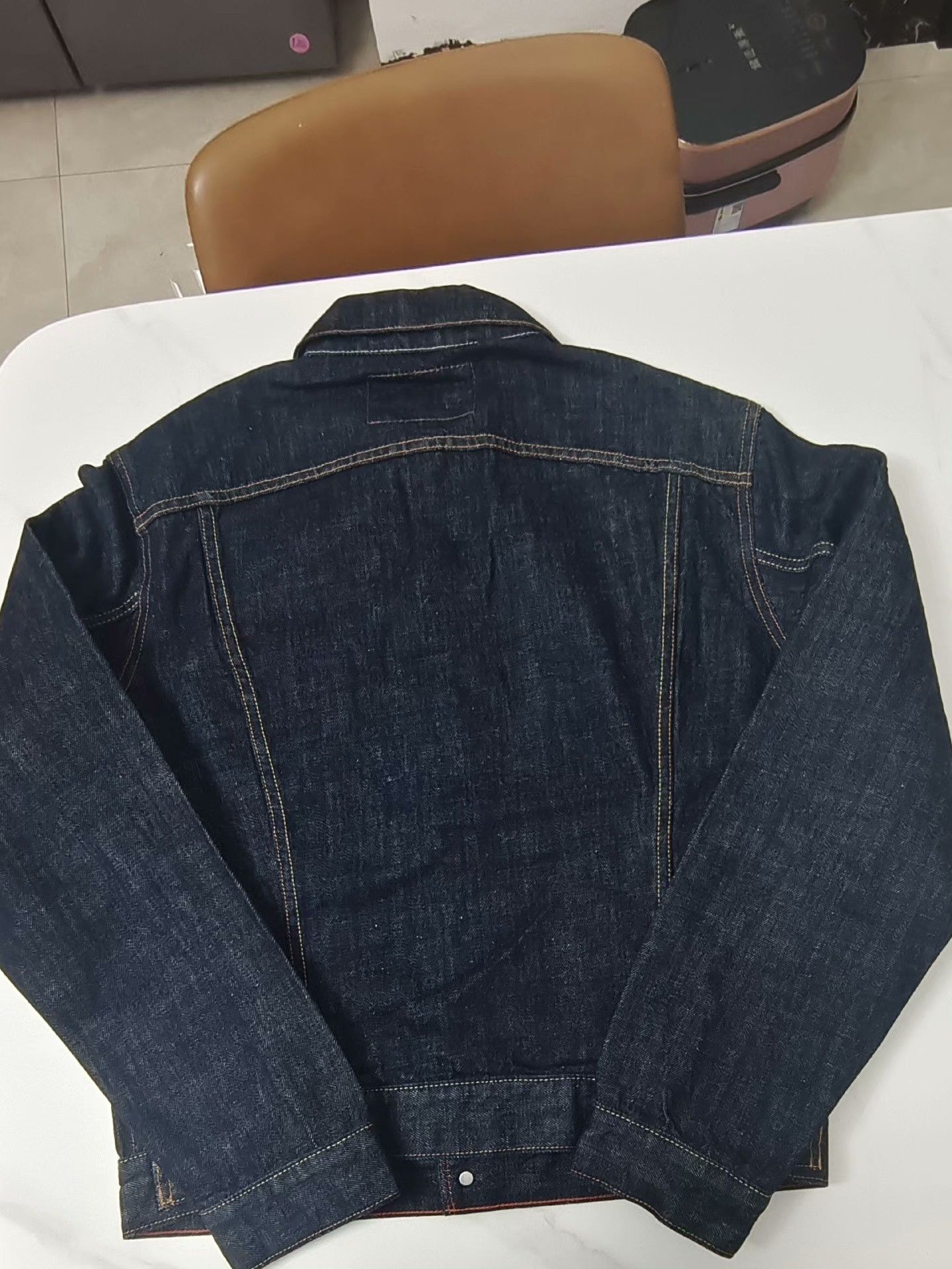 Levi's Levi's 2007 Green Flag Denim Jacket Size US L / EU 52-54 / 3 - 2 Thumbnail