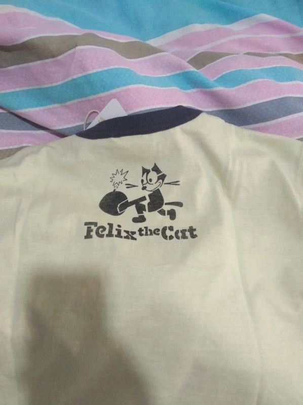 TOYS McCOY TOYS MCCOY Felix the Cat Thick Crewneck T-shirt Size US L / EU 52-54 / 3 - 7 Thumbnail