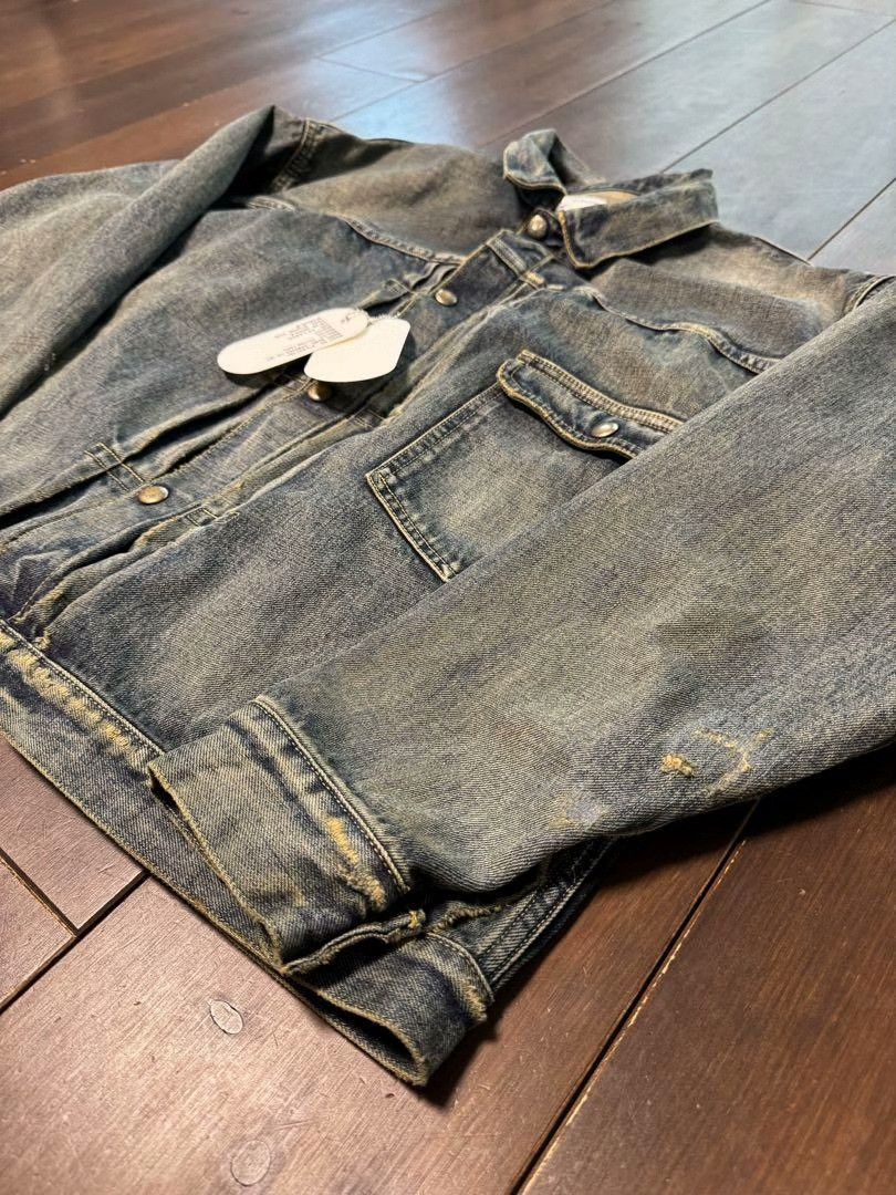 NEXUSVII NEXUSVII Damaged Denim Jacket Size US M / EU 48-50 / 2 - 3 Thumbnail