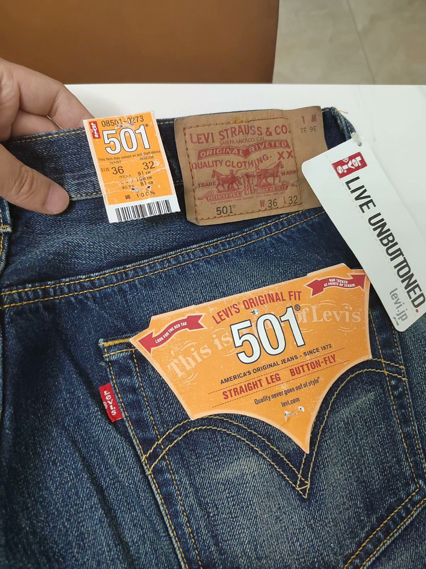 Levi's New Japanese Levi's 08501-0273 Size US 36 / EU 52 - 4 Thumbnail