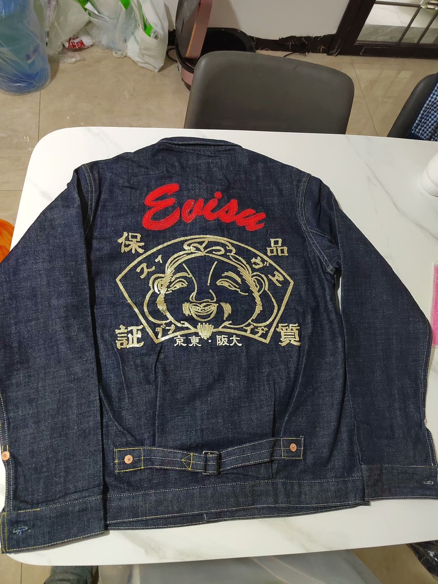 Evisu Evisu European NO1 Denim Jacket Size US S / EU 44-46 / 1 - 2 Thumbnail