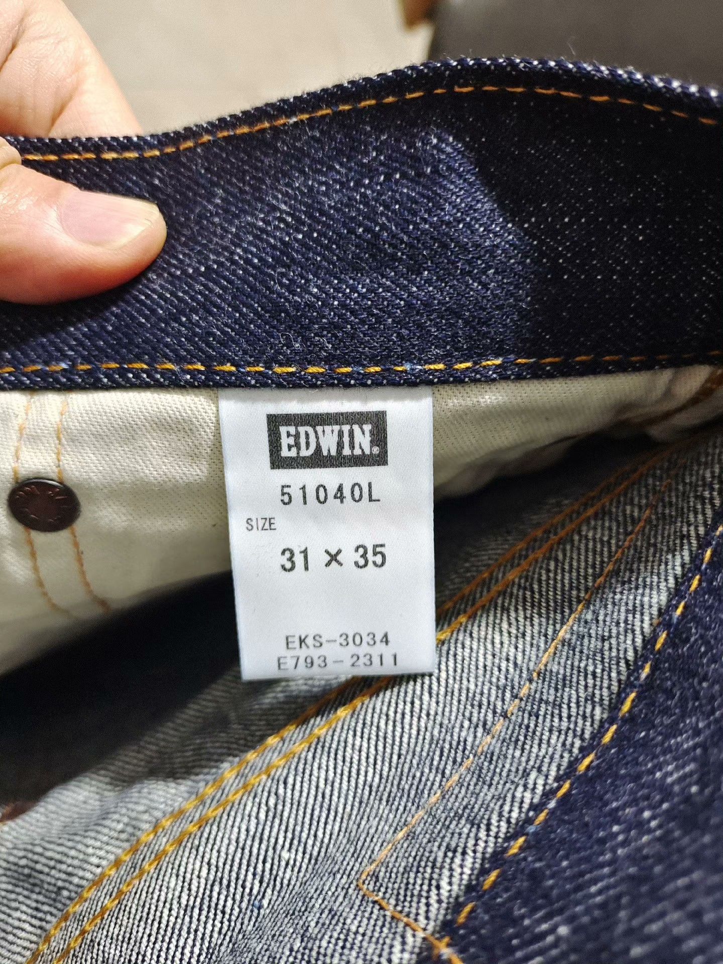 Edwin EDWIN 50th Anniversary Limited 37 Jeans Size US 31 - 7 Thumbnail