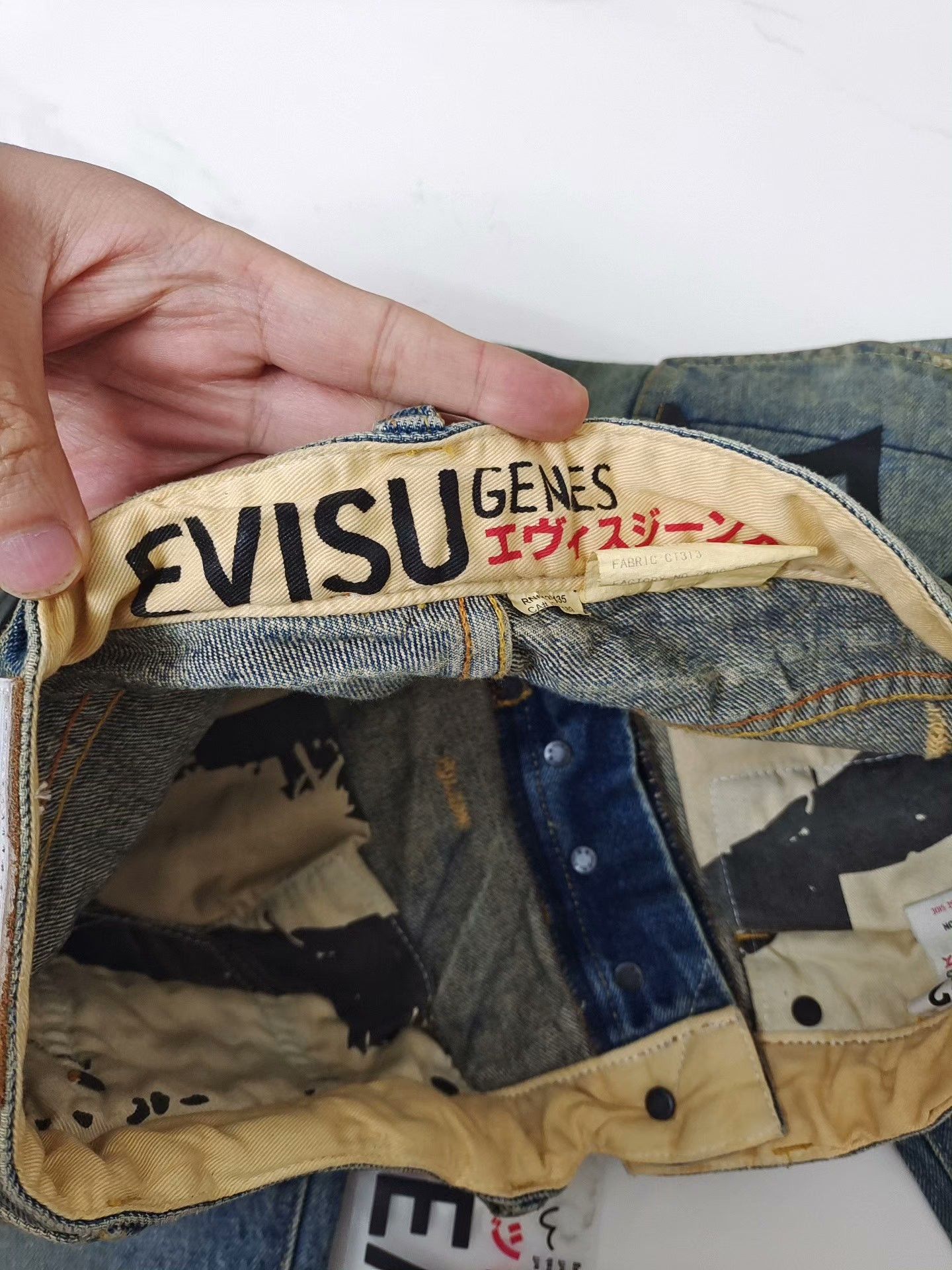 Evisu Early European EVISU Slim Jeans New Size US 32 / EU 48 - 4 Thumbnail