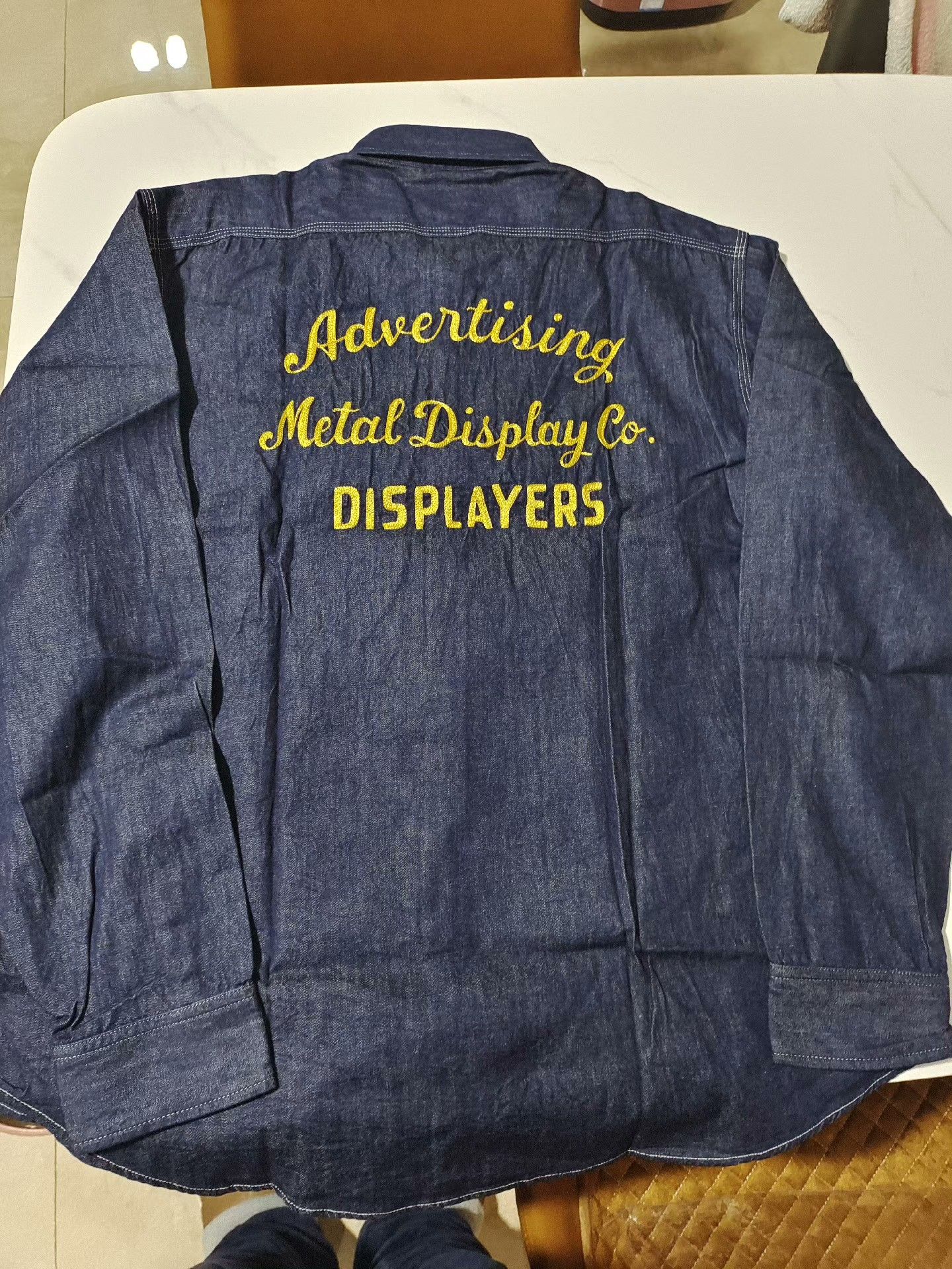 Sugar Cane SUGAR CANE Raw Denim Embroidered Shirt SC27717 Size US L / EU 52-54 / 3 - 5 Thumbnail