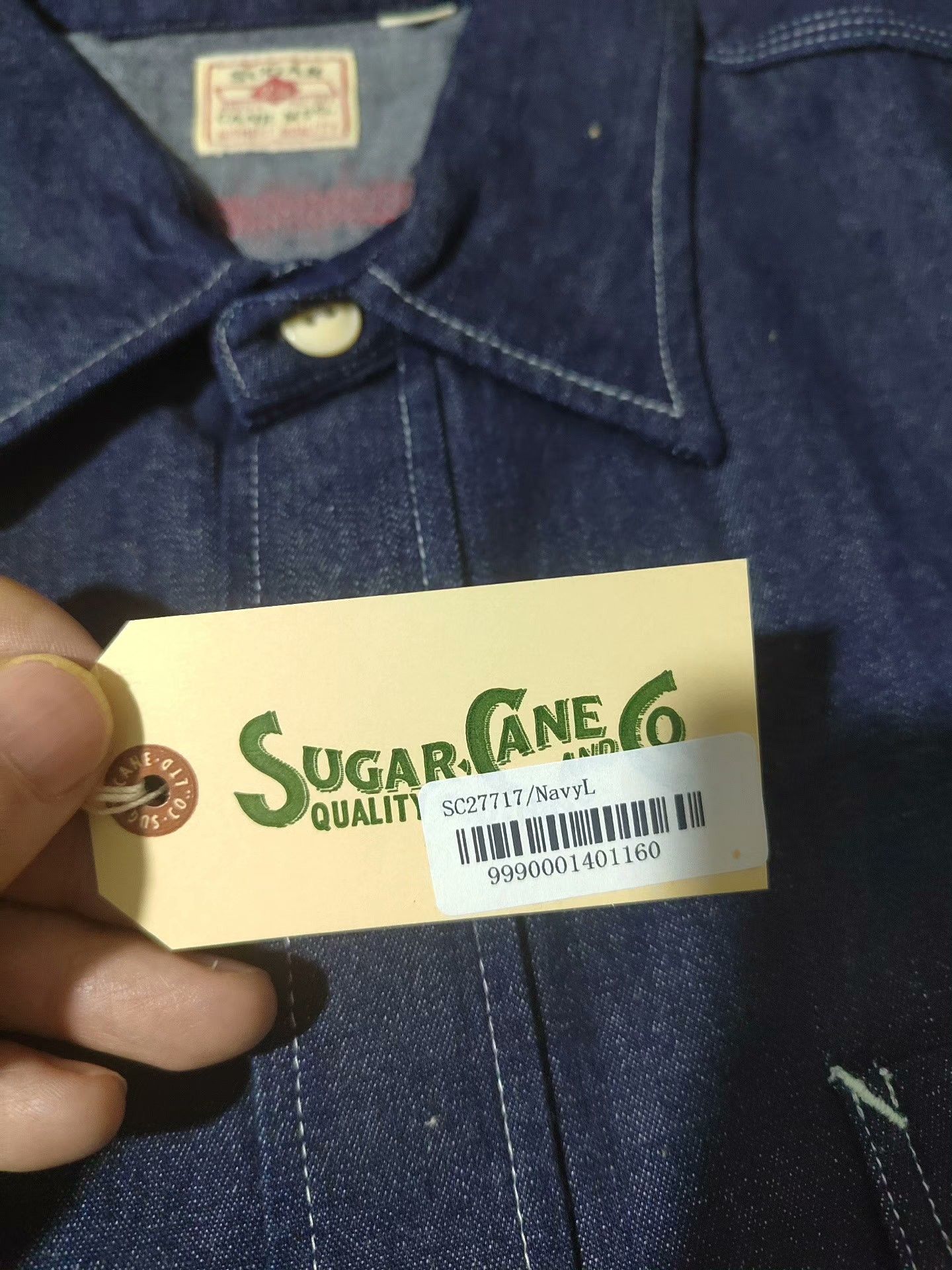 Sugar Cane SUGAR CANE Raw Denim Embroidered Shirt SC27717 Size US L / EU 52-54 / 3 - 7 Thumbnail