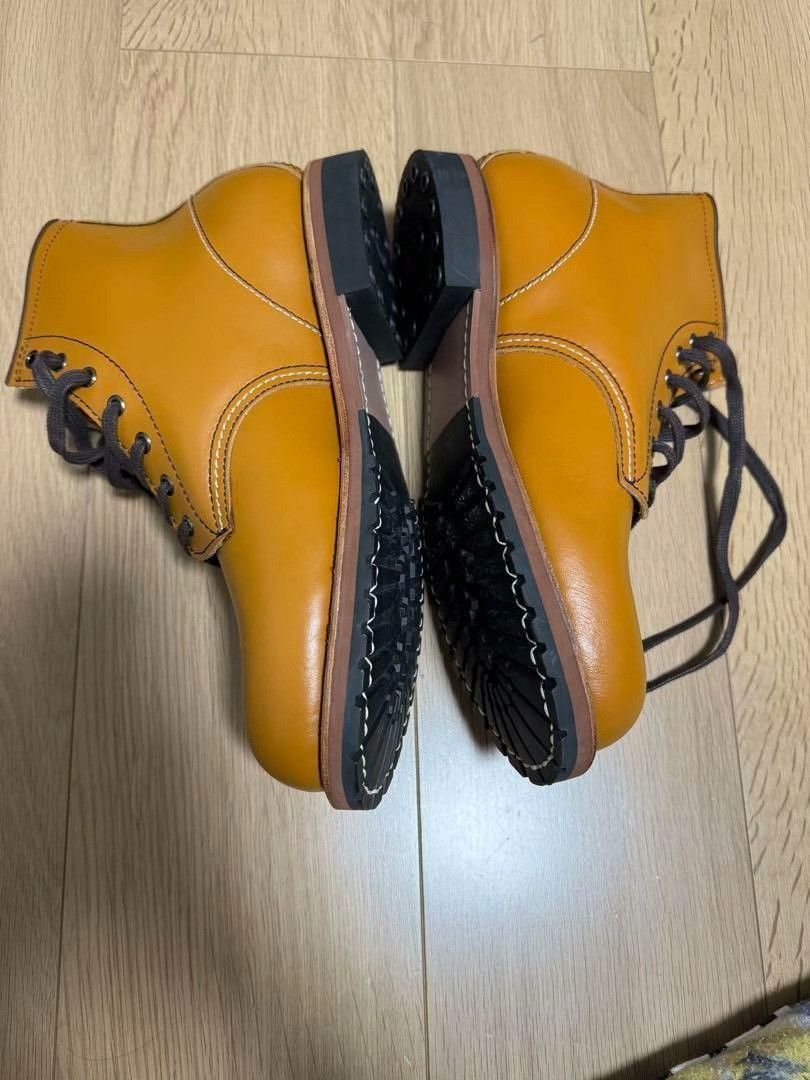Lee LEE Genuine Leather Work Boots Size US 7.5 / EU 40-41 - 3 Thumbnail