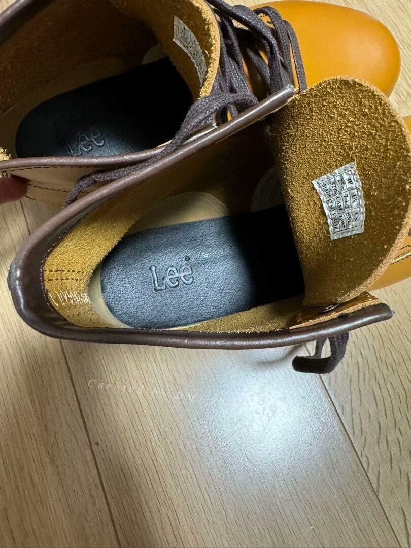 Lee LEE Genuine Leather Work Boots Size US 7.5 / EU 40-41 - 8 Thumbnail