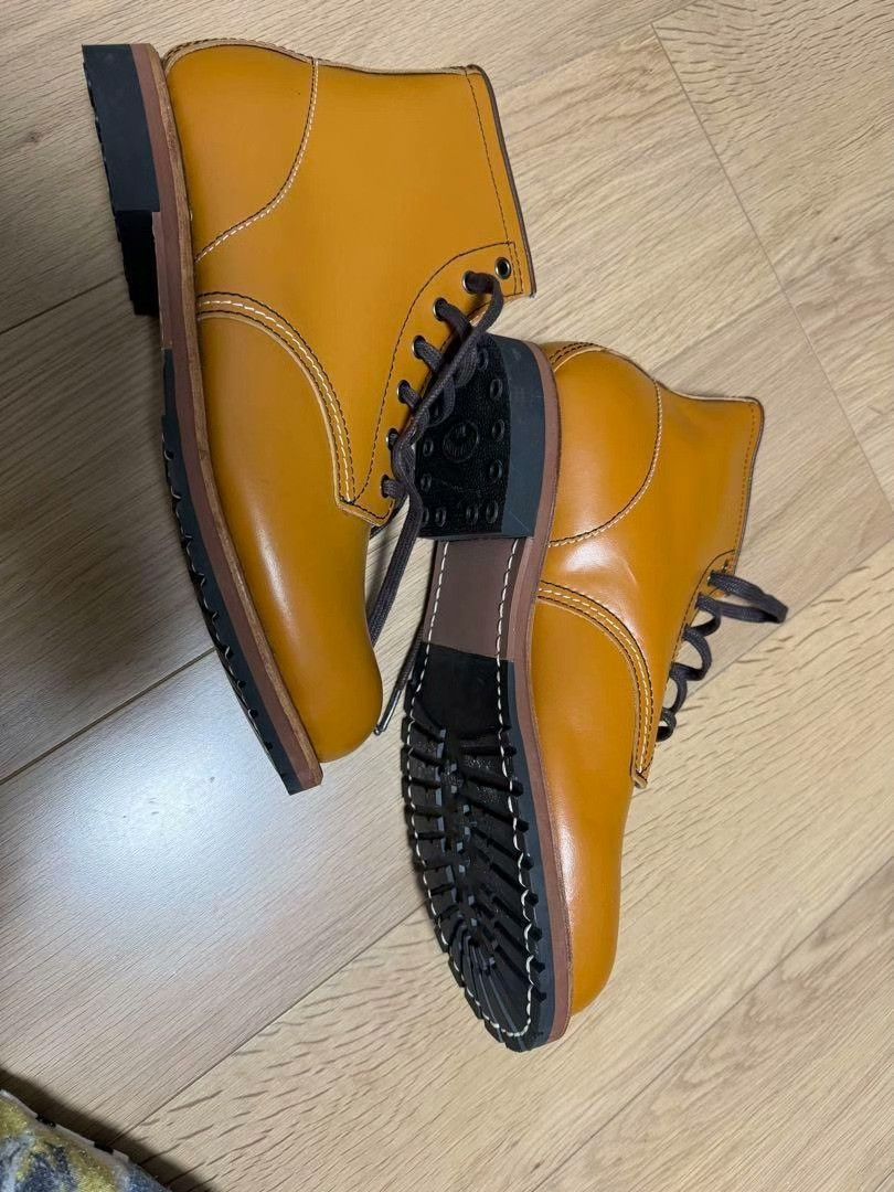 Lee LEE Genuine Leather Work Boots Size US 7.5 / EU 40-41 - 2 Thumbnail