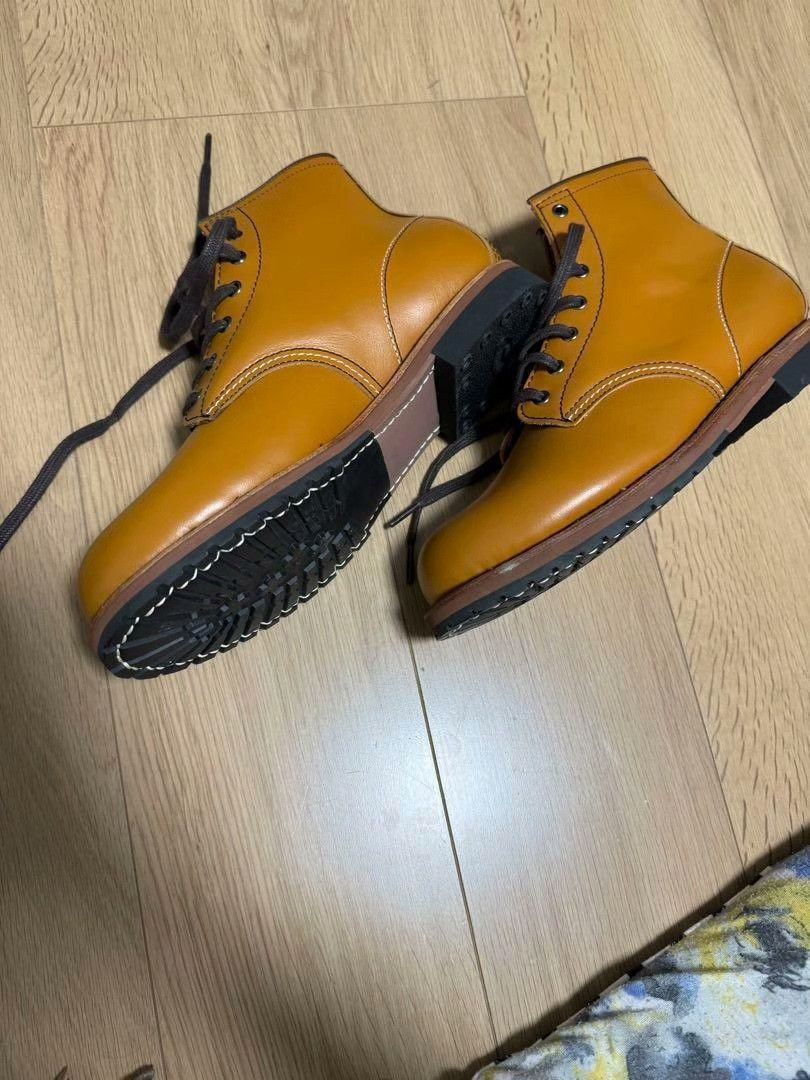 Lee LEE Genuine Leather Work Boots Size US 7.5 / EU 40-41 - 5 Thumbnail