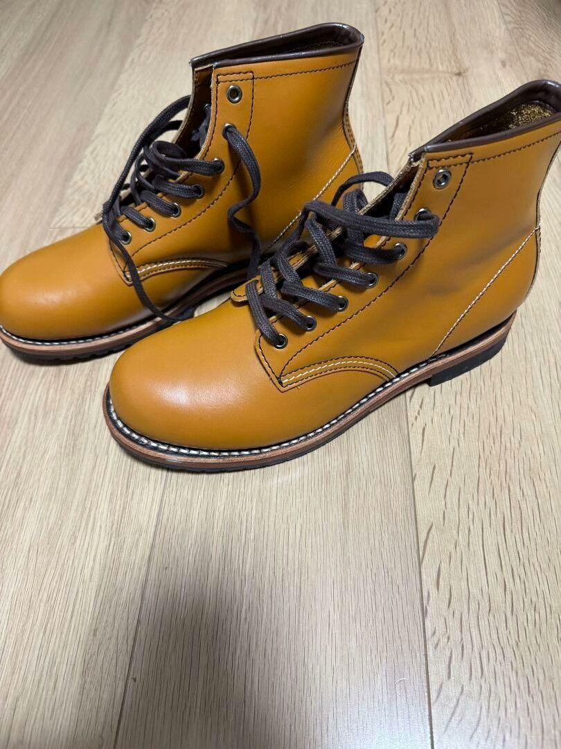 Lee LEE Genuine Leather Work Boots Size US 7.5 / EU 40-41 - 4 Thumbnail
