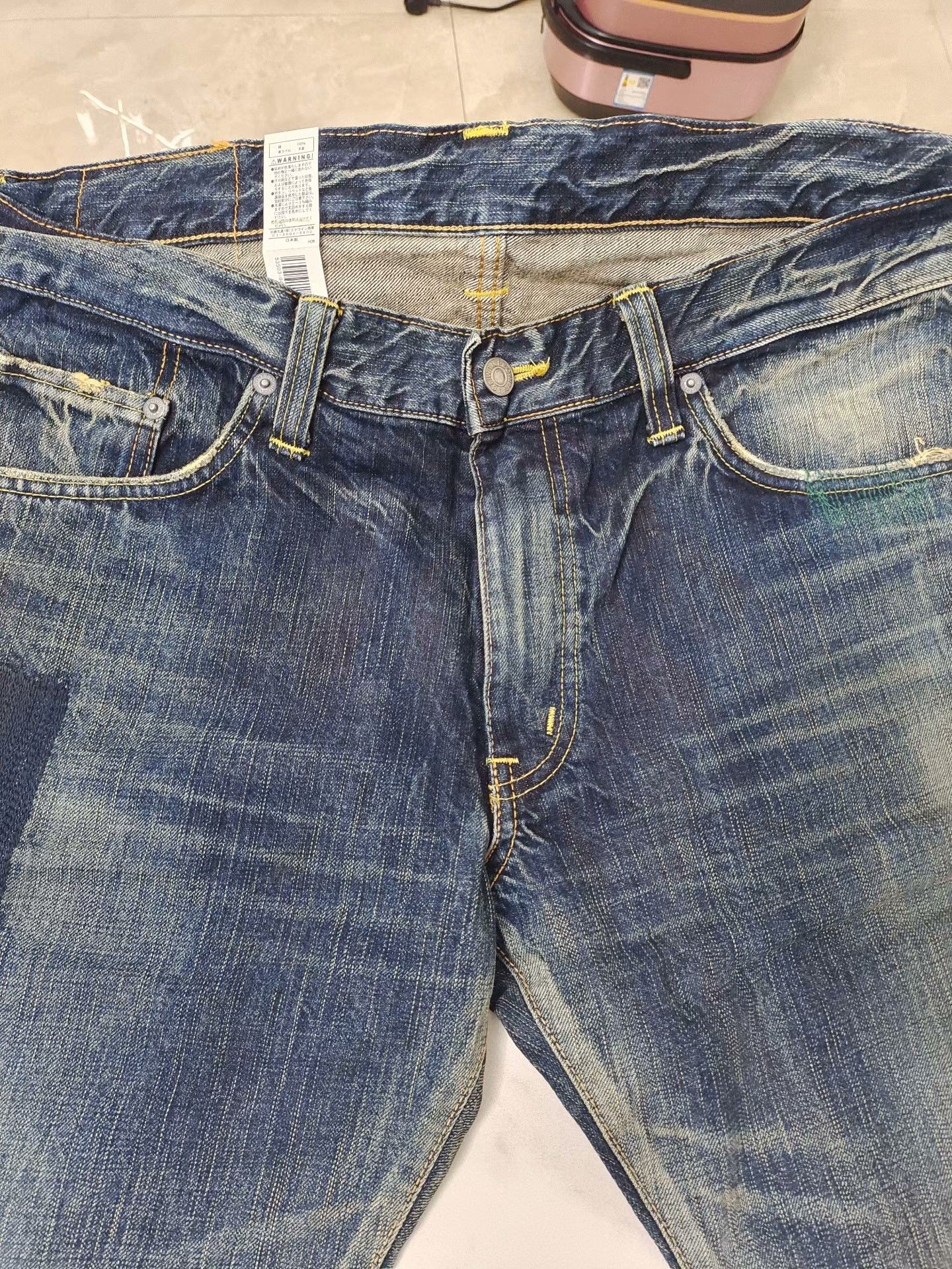 Edwin EDWIN Washed Denim Jeans Size US 36 / EU 52 - 3 Thumbnail