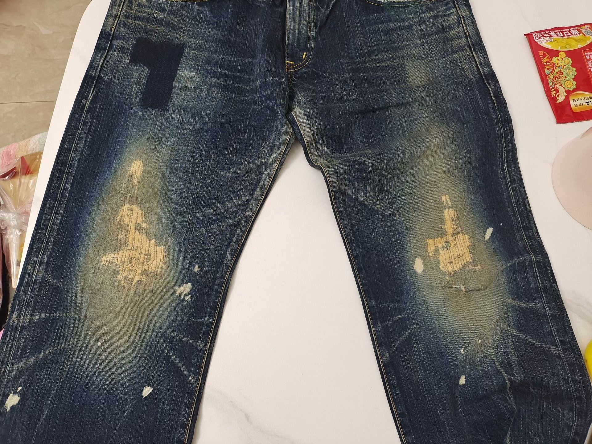 Edwin EDWIN Washed Denim Jeans Size US 36 / EU 52 - 2 Thumbnail
