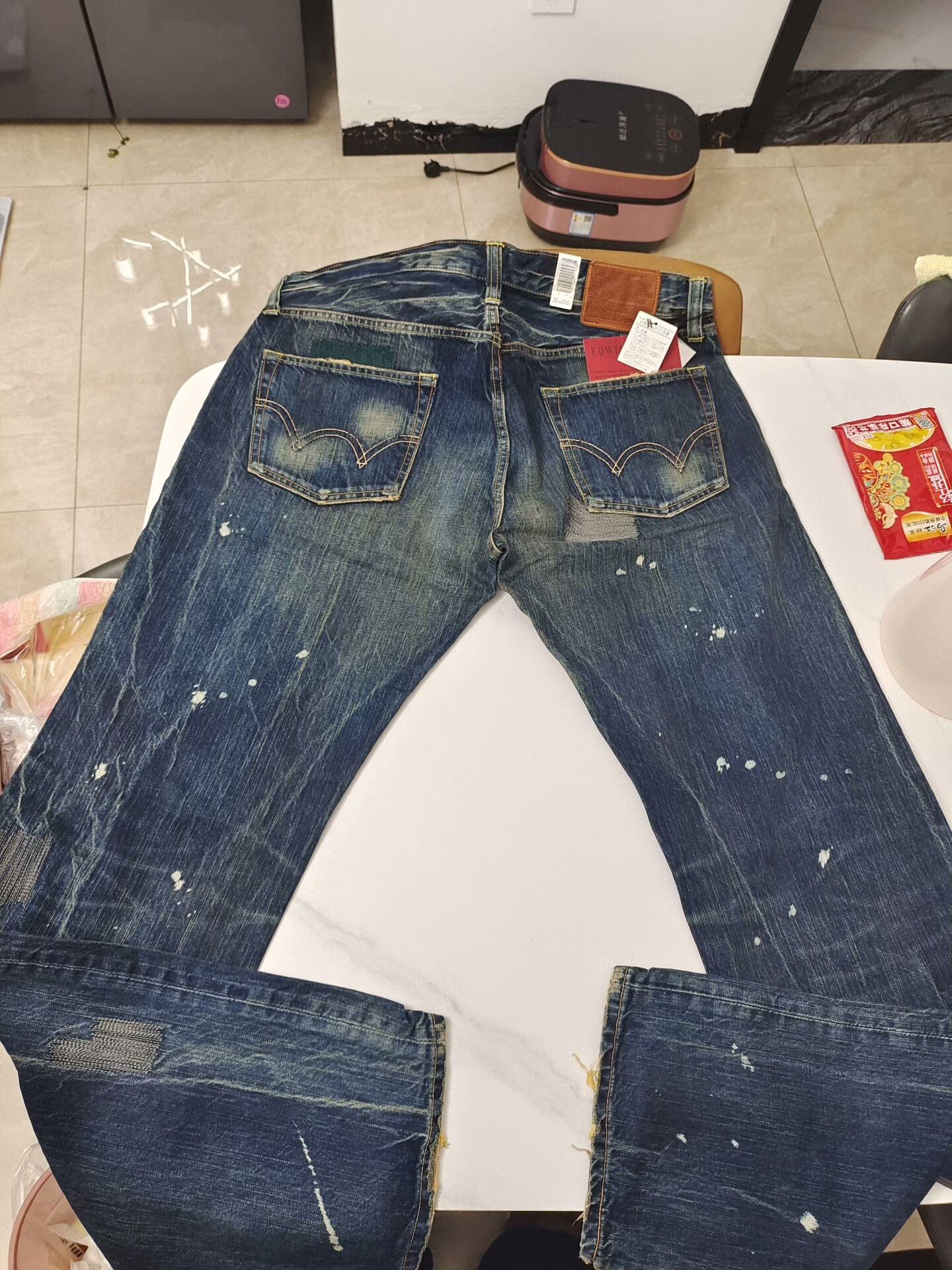Edwin EDWIN Washed Denim Jeans Size US 36 / EU 52 - 5 Thumbnail